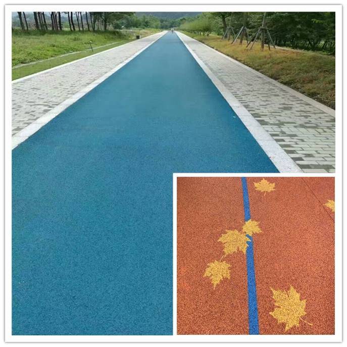 上海彩色沥青，水性聚合物防滑路面施工